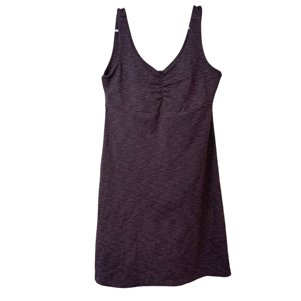 Kuhl Harmony Active‎ Tank Dress Size M Purple Stretch Built In Bra Performance